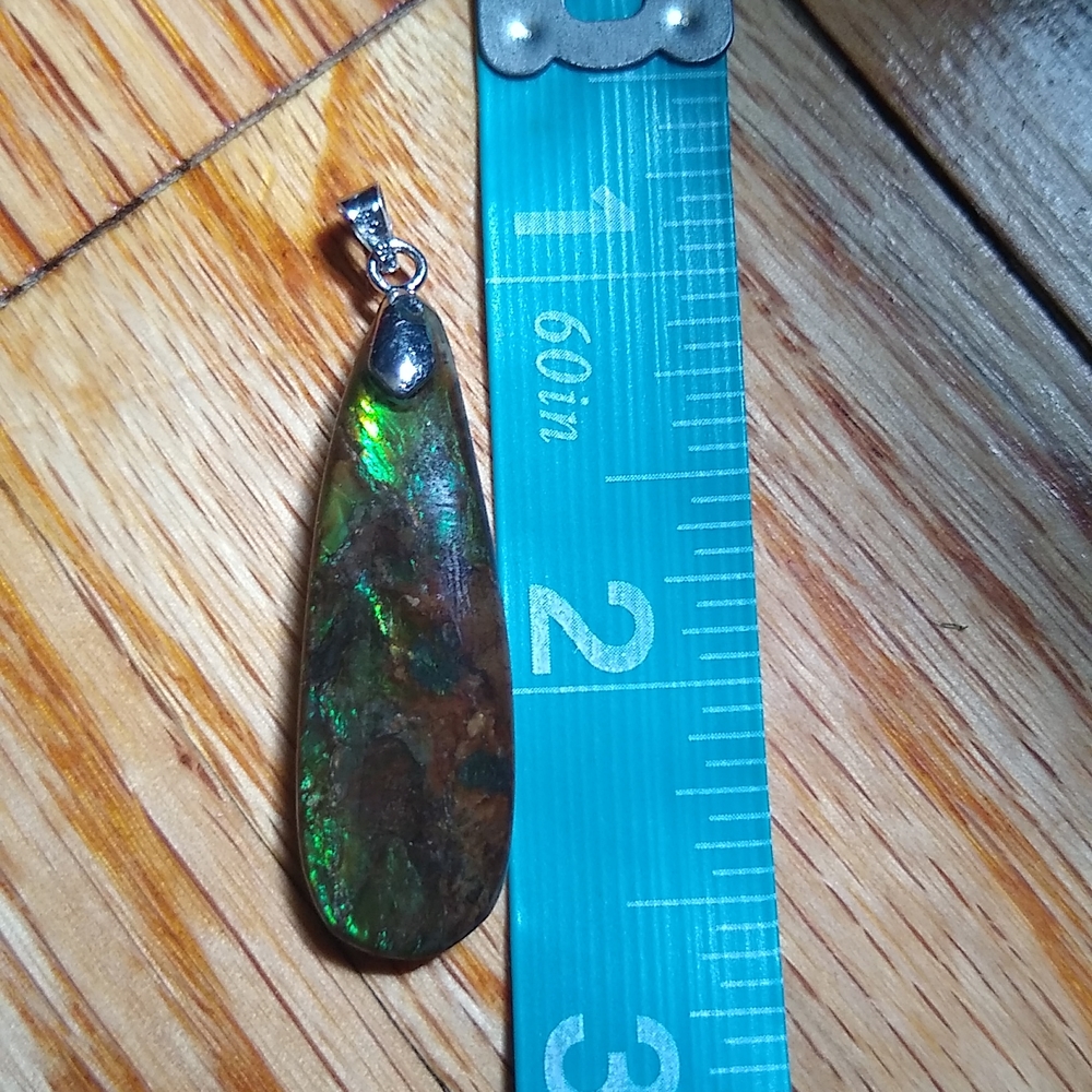 Ammolite pendant - Picture 7 of 10